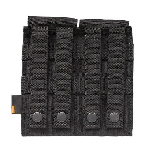Portacargador doble Flyye M4/M16 con sistema MOLLE en negro