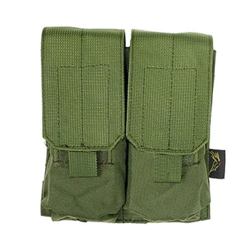 Portacargador doble Flyye M4/M16 con sistema MOLLE en Olive Drab