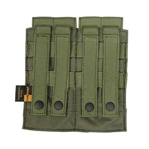 Portacargador doble Flyye M4/M16 con sistema MOLLE en Ranger Green