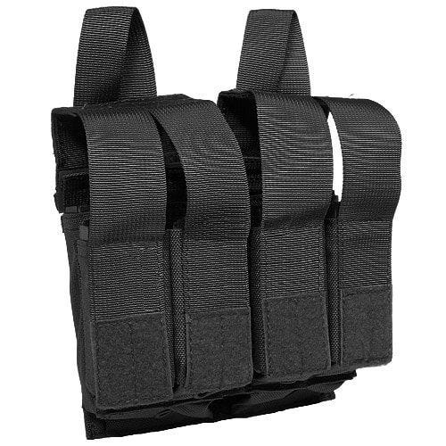 Funda para 2 cargadores de M4/M16 y 4 de pistola Flyye con sistema MOLLE en negro