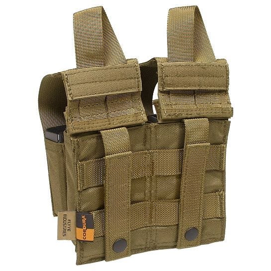Funda para 2 cargadores de M4/M16 y 4 de pistola Flyye con sistema MOLLE en Coyote Brown