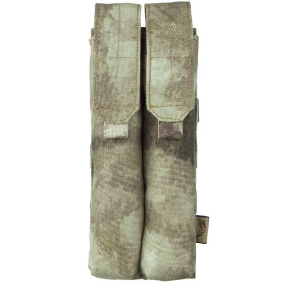 Portacargador doble Flyye P90/UMP con sistema MOLLE en A-TACS AU
