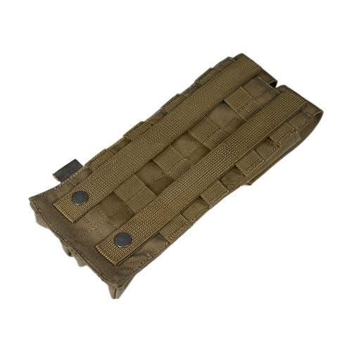 Portacargador doble Flyye P90/UMP con sistema MOLLE en Coyote Brown