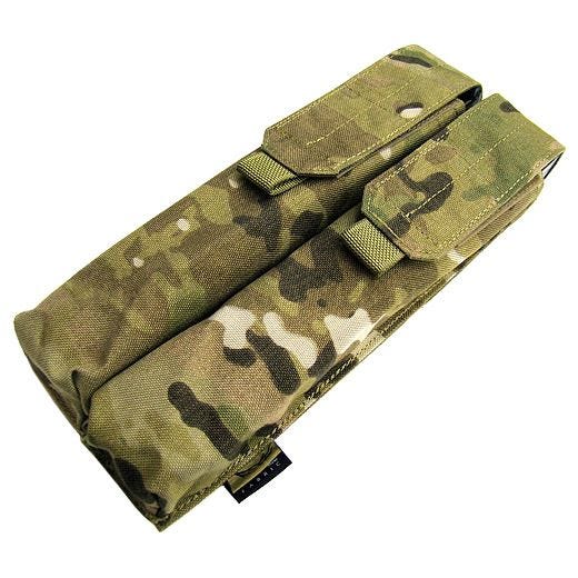 Portacargador doble Flyye P90/UMP con sistema MOLLE en MultiCam