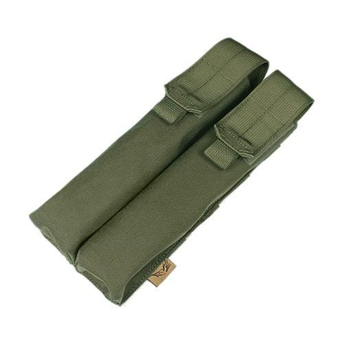 Portacargador doble Flyye P90/UMP con sistema MOLLE en Ranger Green