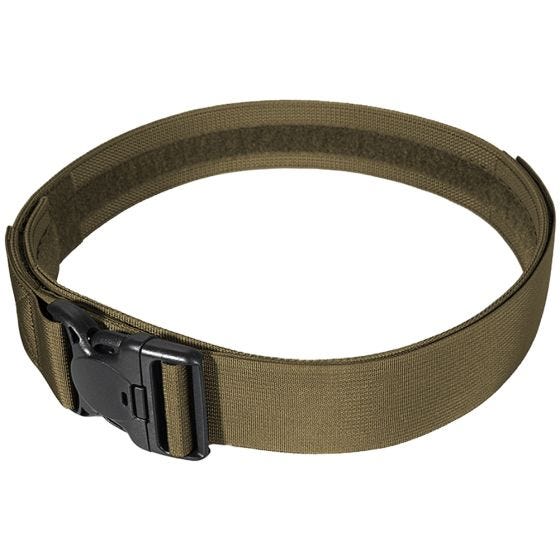 Cinturón de servicio con hebilla de seguridad Flyye Duty en Coyote Brown