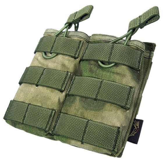 Portacargador universal doble Flyye EV con sistema MOLLE en A-TACS FG