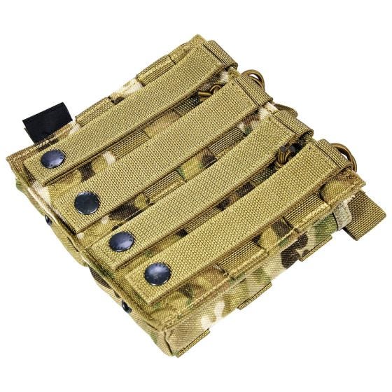Portacargador universal doble Flyye EV con sistema MOLLE en MultiCam