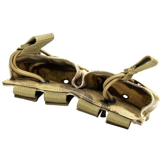 Portacargador universal doble Flyye EV con sistema MOLLE en MultiCam