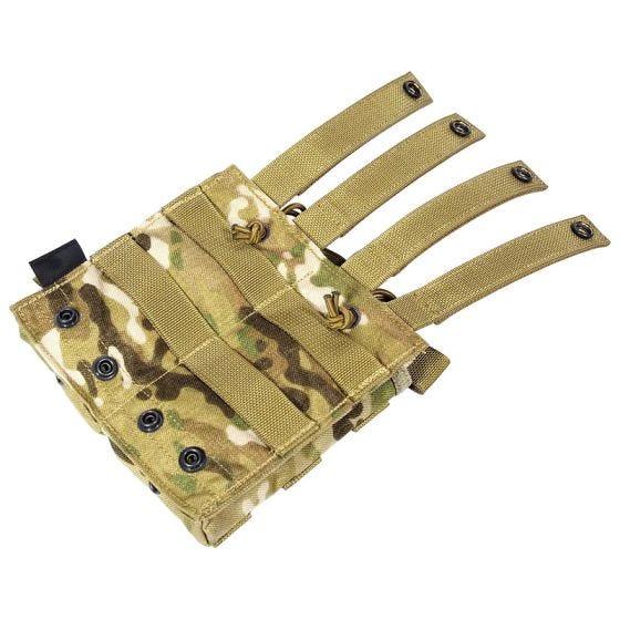 Portacargador universal doble Flyye EV con sistema MOLLE en MultiCam