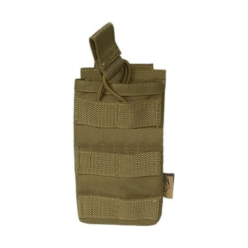Portacargador universal individual Flyye EV con sistema MOLLE en Coyote Brown