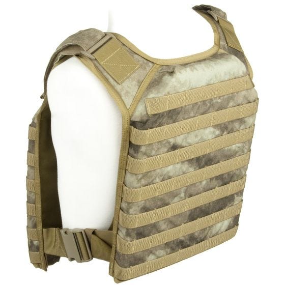 Chaleco portaplacas Flyye Fast Attack GEN 1 con sistema MOLLE en A-TACS AU
