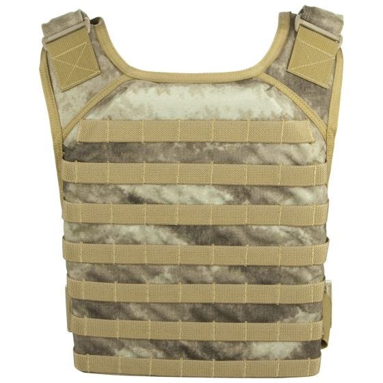 Chaleco portaplacas Flyye Fast Attack GEN 1 con sistema MOLLE en A-TACS AU