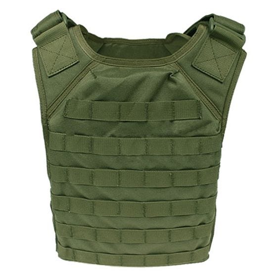 Chaleco portaplacas Flyye Fast Attack GEN 1 con sistema MOLLE en Olive Drab