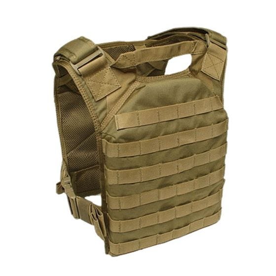 Chaleco portaplacas Flyye FAPC GEN 2 con portaplacas portátil adicional en Coyote Brown