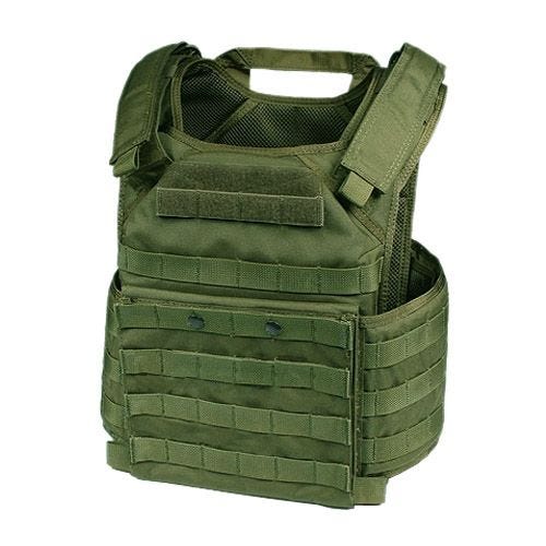 Chaleco portaplacas Flyye FAPC GEN 2 con portaplacas portátil adicional en Olive Drab