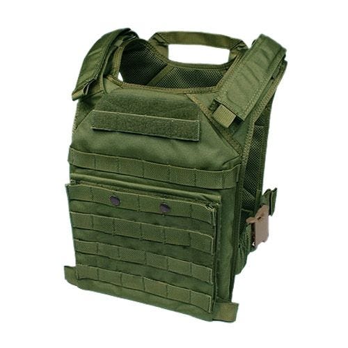 Chaleco portaplacas Flyye FAPC GEN 2 con portaplacas portátil adicional en Olive Drab