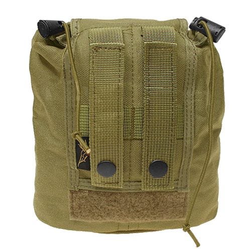 Portacargador con solapa Flyye con sistema MOLLE en caqui