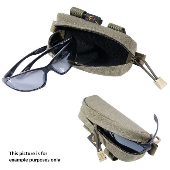 Funda para gafas Flyye en Coyote Brown