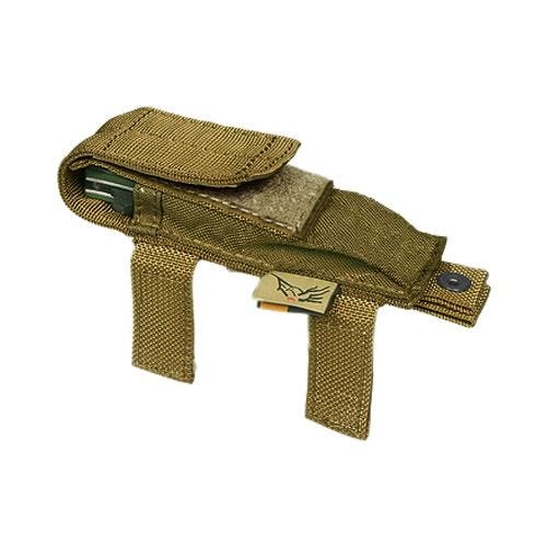 Funda para cuchillo Flyye con sistema MOLLE en Coyote Brown