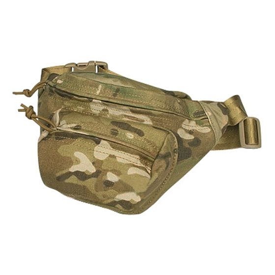 Riñonera discreta Flyye de tamaño pequeño en MultiCam