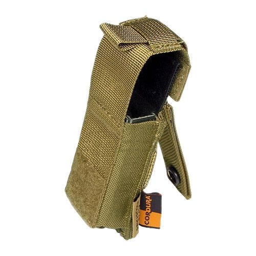Portacargador Flyye .45 Pistol con sistema MOLLE en caqui