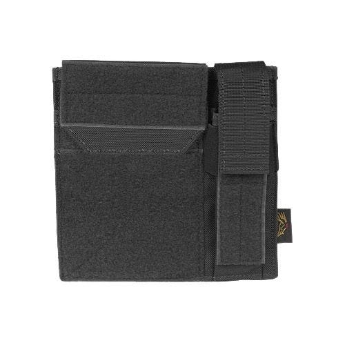Funda para mapas y documentos con portacargador Flyye con sistema MOLLE en negro