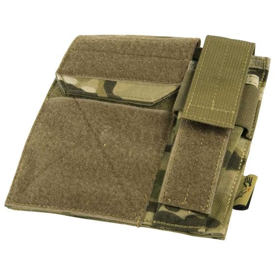 Funda para mapas y documentos con portacargador Flyye con sistema MOLLE en MultiCam