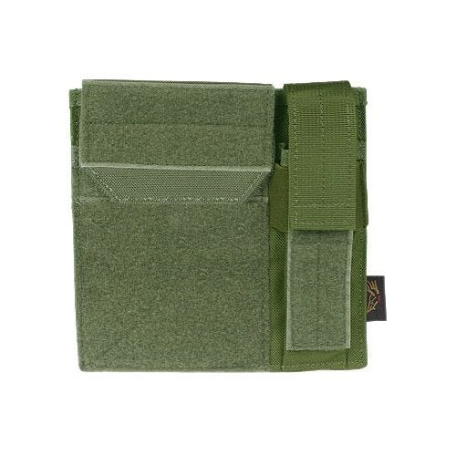 Funda para mapas y documentos con portacargador Flyye con sistema MOLLE en Olive Drab