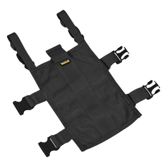 Panel rectangular para la pierna con sistema MOLLE Flyye en negro