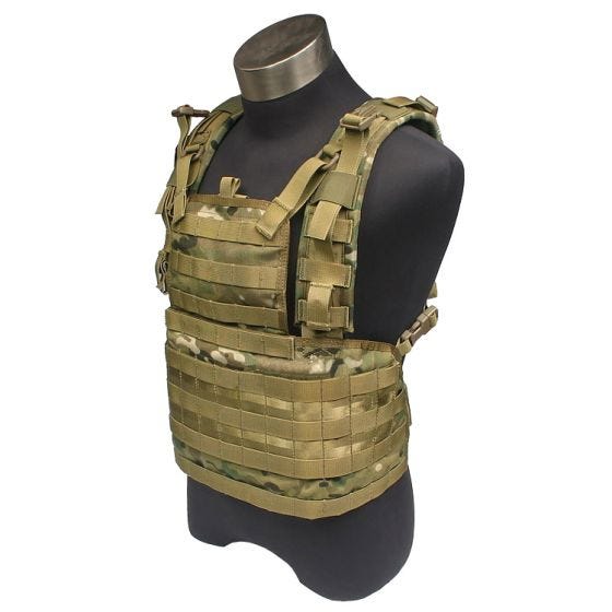 Chaleco Flyye RRV con sistema MOLLE en MultiCam