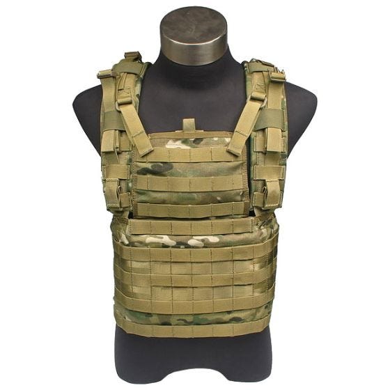 Chaleco Flyye RRV con sistema MOLLE en MultiCam