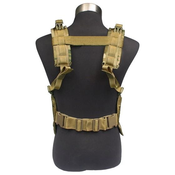 Chaleco Flyye RRV con sistema MOLLE en MultiCam