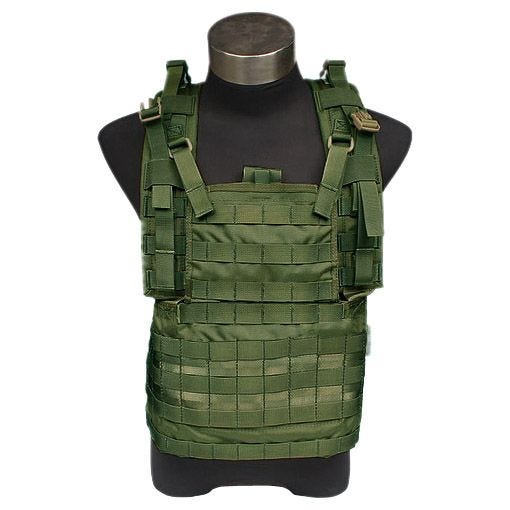 Chaleco Flyye RRV con sistema MOLLE en Olive Drab