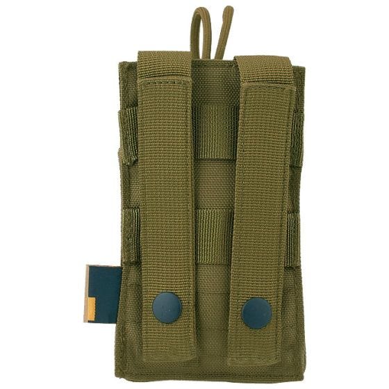 Funda pequeña para radio Flyye con sistema MOLLE en Coyote Brown