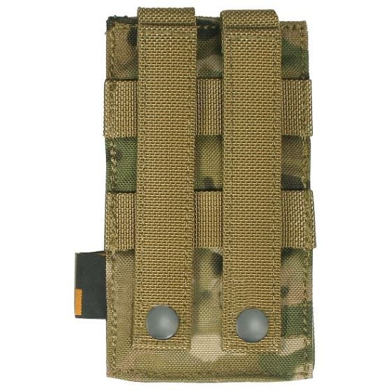 Funda pequeña para radio Flyye con sistema MOLLE en MultiCam
