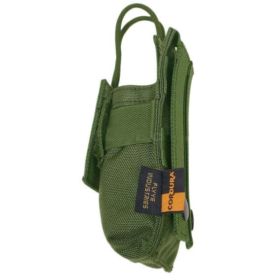 Funda pequeña para radio Flyye con sistema MOLLE en Olive Drab