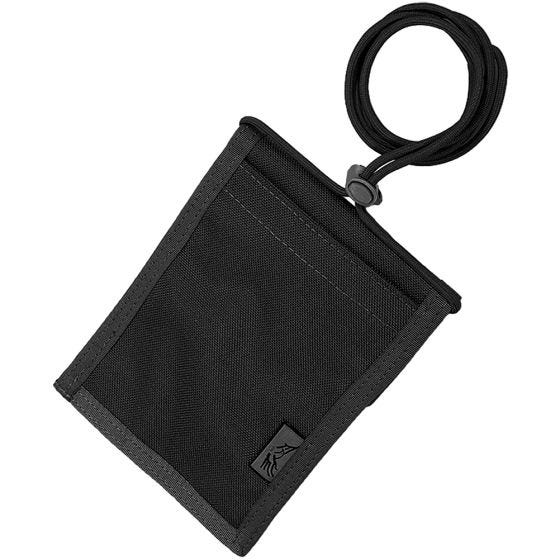 Funda de tarjeta de identificación para colgar al cuello Flyye en negro
