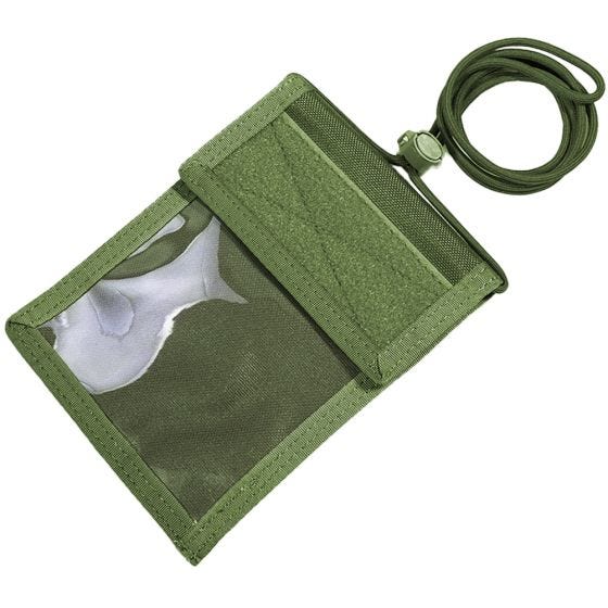 Funda de tarjeta de identificación para colgar al cuello Flyye en Olive Drab
