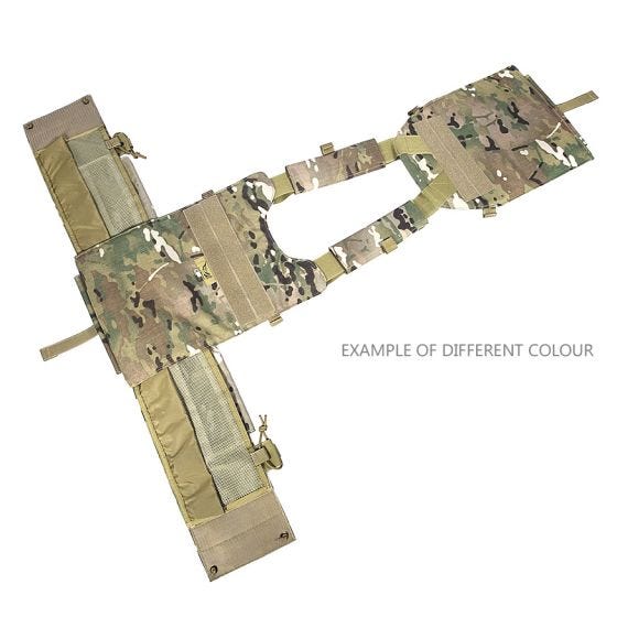 Chaleco Flyye LT6094 con sistema MOLLE en Ranger Green
