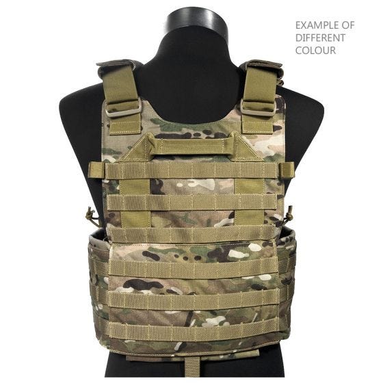 Chaleco Flyye LT6094 con sistema MOLLE en Ranger Green