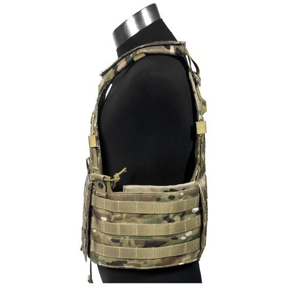 Chaleco Flyye LT6094 con sistema MOLLE en MultiCam