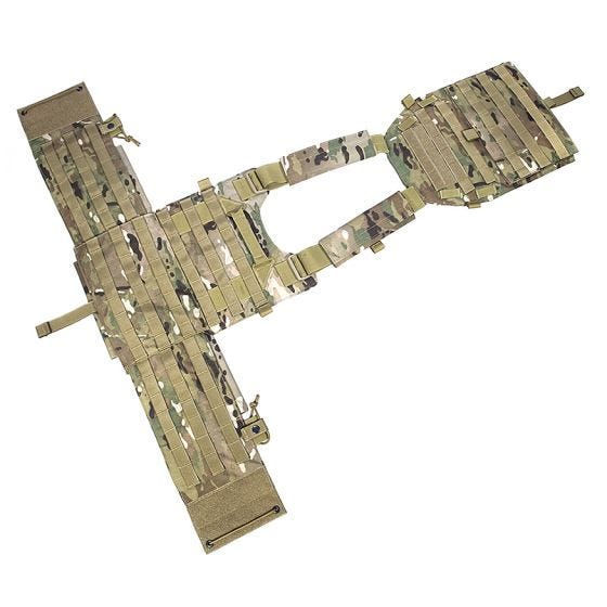 Chaleco Flyye LT6094 con sistema MOLLE en MultiCam