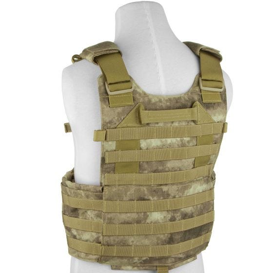 Chaleco Flyye New LT6094 con sistema MOLLE en A-TACS AU