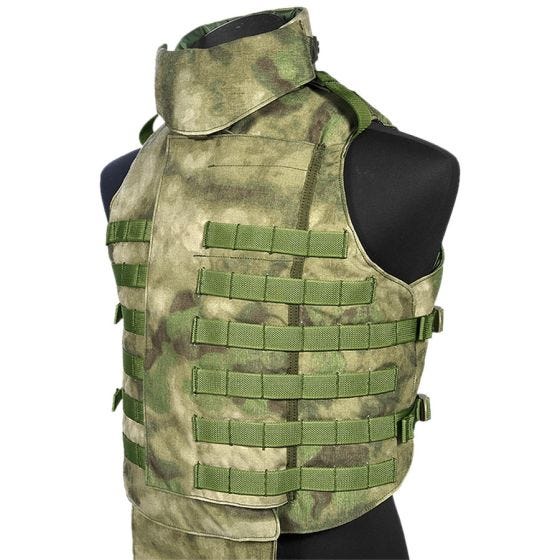 Chaleco táctico exterior Flyye en A-TACS FG