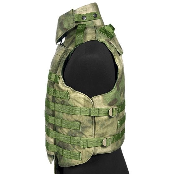 Chaleco táctico exterior Flyye en A-TACS FG