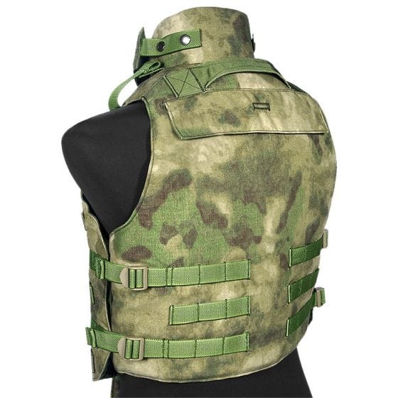 Chaleco táctico exterior Flyye en A-TACS FG