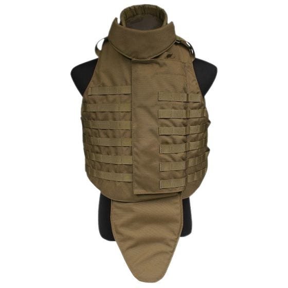 Chaleco táctico Flyye Delta en Coyote Brown