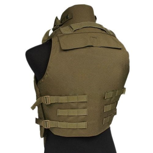 Chaleco táctico Flyye Delta en Coyote Brown