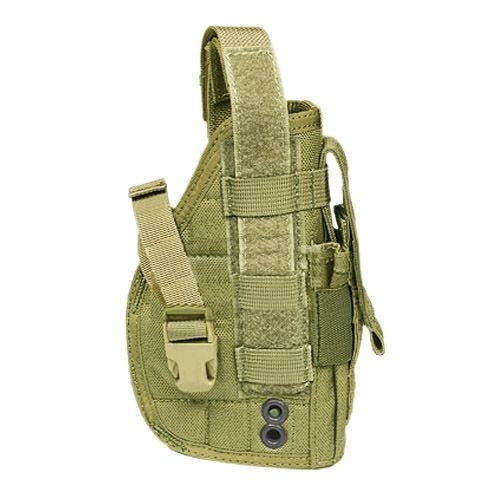Funda de pistola para diestros Flyye en caqui
